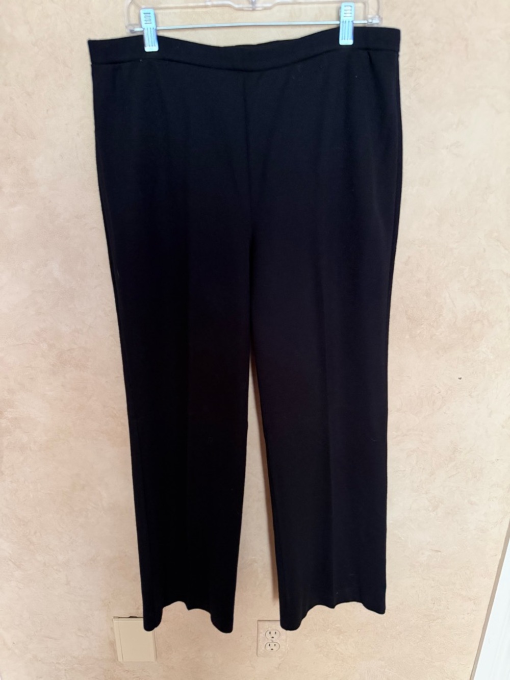 JBJ vintage classic Black knit pants size 15/16 formal comfort